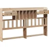 Vidaxl Tête de lit avec rangement 180 cm bois massif de pin* Tête De Lit