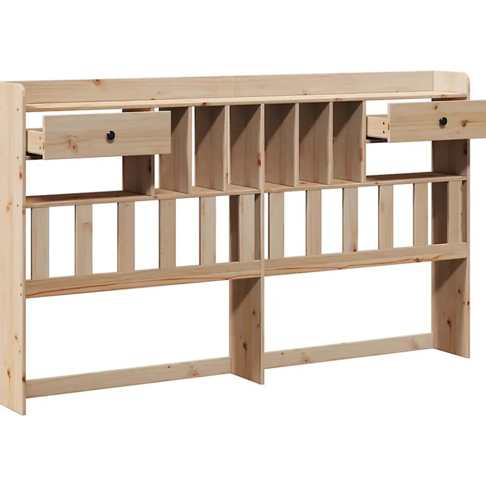 Vidaxl Tête de lit avec rangement 180 cm bois massif de pin* Tête De Lit