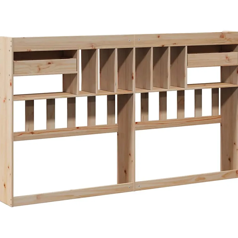 Vidaxl Tête de lit avec rangement 180 cm bois massif de pin* Tête De Lit