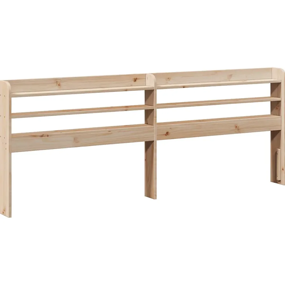 Vidaxl Tête de lit avec étagères 180 cm bois massif de pin* Tête De Lit