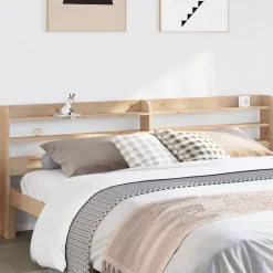Vidaxl Tête de lit avec étagères 180 cm bois massif de pin* Tête De Lit