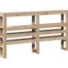 Tête de lit avec étagères 150 cm bois massif de pin>Vidaxl New