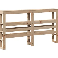 Tête de lit avec étagères 150 cm bois massif de pin><noscript><img width=