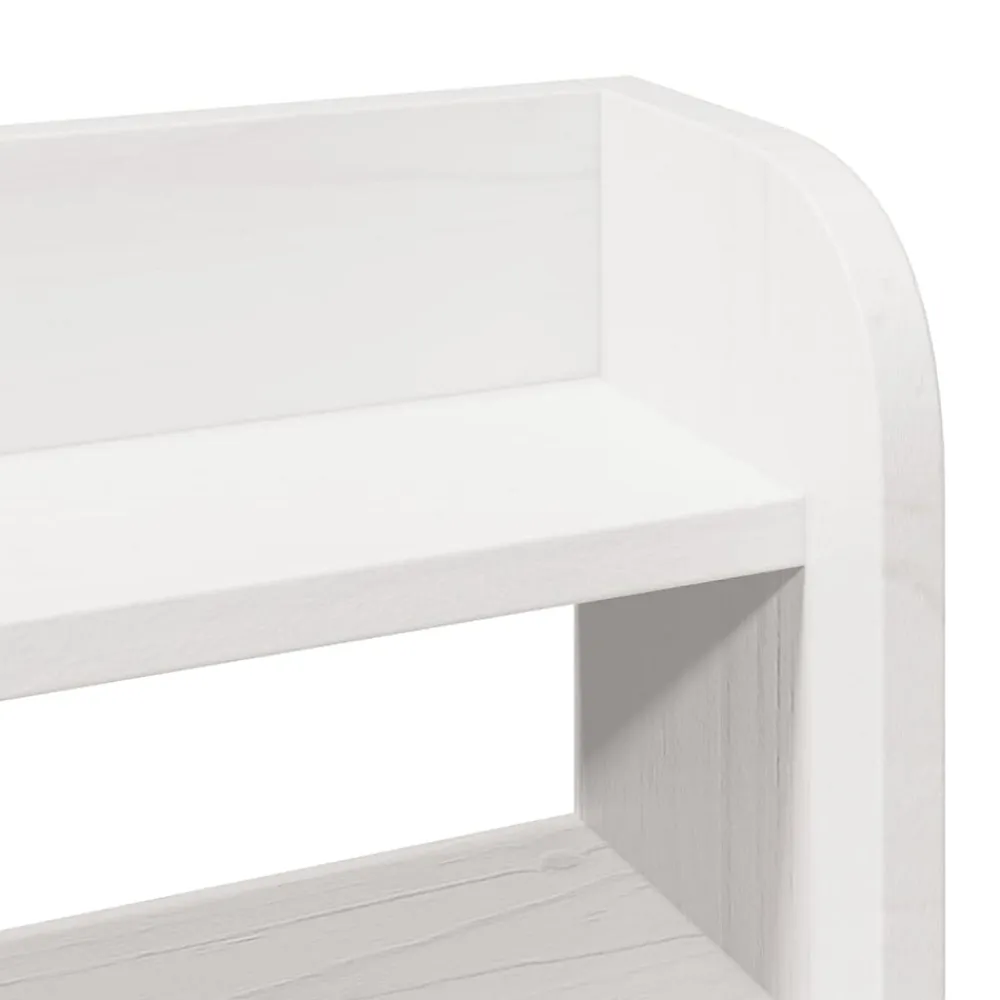 Vidaxl Tête de lit avec étagères blanc 100 cm bois massif de pin* Tête De Lit