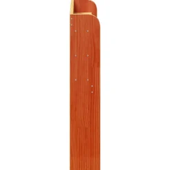 Tête de lit avec étagères marron cire 75 cm bois massif de pin><noscript><img width=