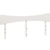 Tête de lit blanc 200 cm bois massif de pin>Vidaxl Clearance