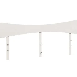 Tête de lit blanc 200 cm bois massif de pin>Vidaxl Clearance