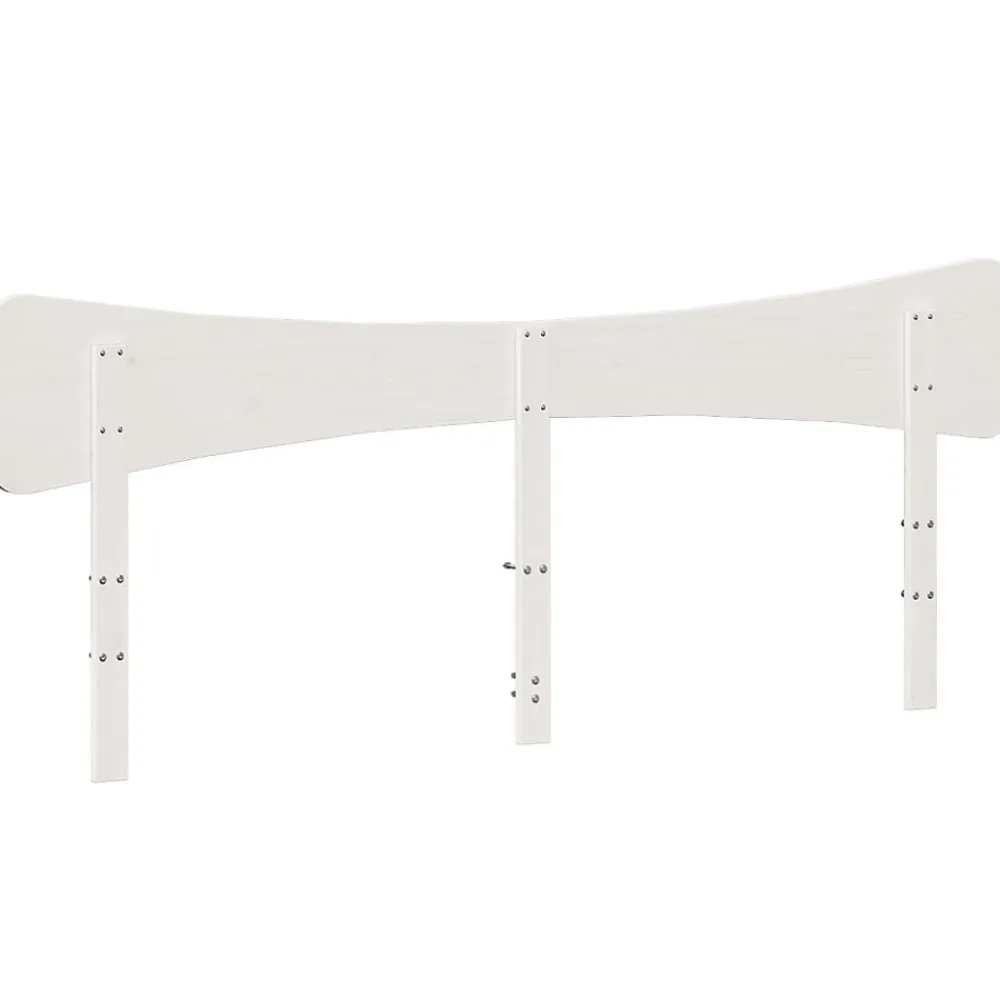 Tête de lit blanc 200 cm bois massif de pin>Vidaxl Clearance