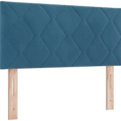 Vidaxl Tête de lit Bleu foncé 90 cm Velours* Tête De Lit