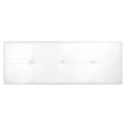 Eccox Tête de lit Cala en similicuir blanc 90* Tête De Lit