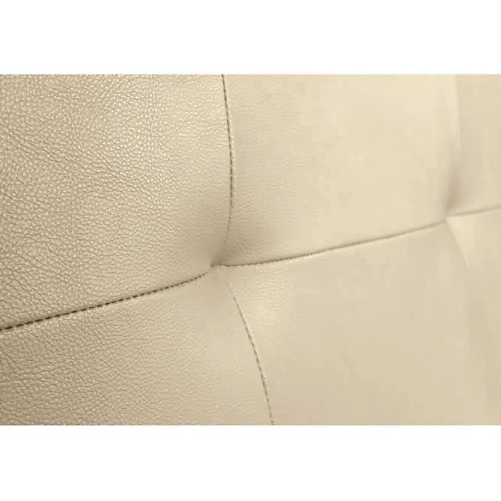 Tête de lit Cala en similicuir beige 90>Eccox New