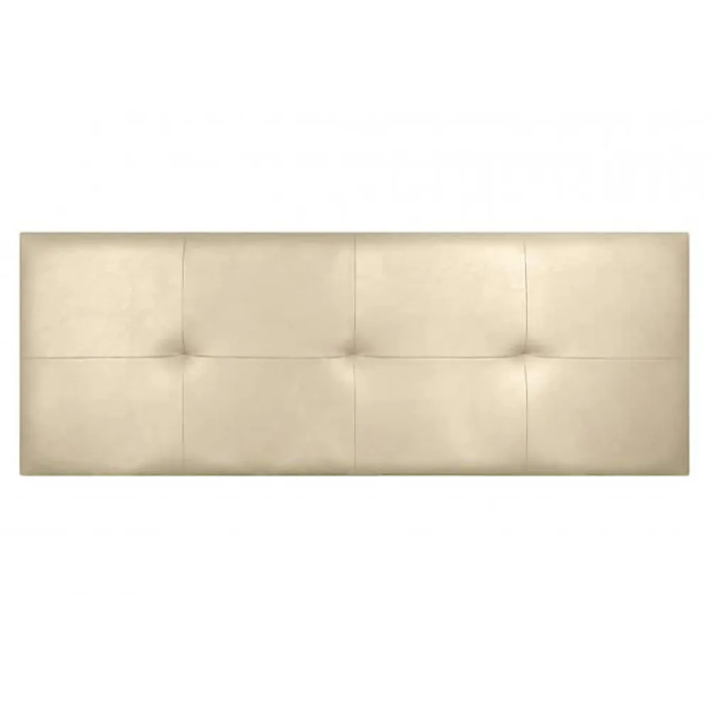 Tête de lit Cala en similicuir beige 90>Eccox New