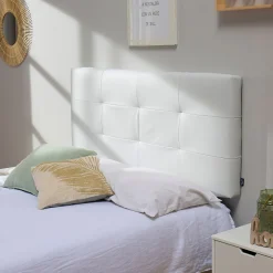 Tête de lit Carla 160x60 cm Blanc, rembourrée de Mousse>Vs Venta-Stock New