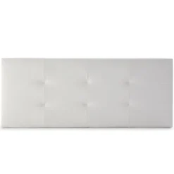Tête de lit Carla 160x60 cm Blanc, rembourrée de Mousse><noscript><img width=