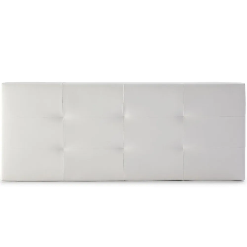 Tête de lit Carla 160x60 cm Blanc, rembourrée de Mousse>Vs Venta-Stock New