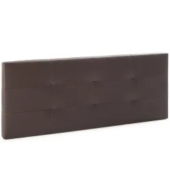 Vs Venta-Stock Tête de lit Carla 160x60 cm Chocolat, rembourrée de Mousse* Tête De Lit