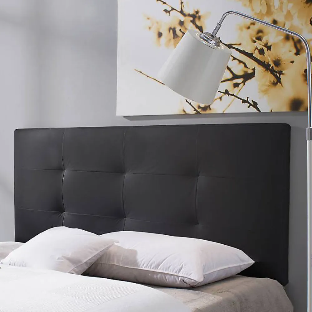 Tête de lit Carla 150x60 cm Noir, rembourrée de Mousse>Vs Venta-Stock Clearance