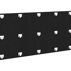 Tête de lit Chêne noir 160 x 1,5 x 80,5 cm Bois d'ingénierie><noscript><img width=