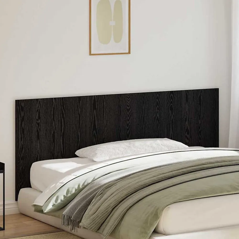 Vidaxl Tête de lit Chêne noir 160 x 1,5 x 80,5 cm Bois d'ingénierie* Tête De Lit