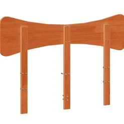 Vidaxl Tête de lit cire marron 120 cm bois massif de pin* Tête De Lit