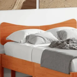 Tête de lit cire marron 135 cm bois massif de pin>Vidaxl Outlet