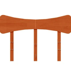 Tête de lit cire marron 135 cm bois massif de pin><noscript><img width=