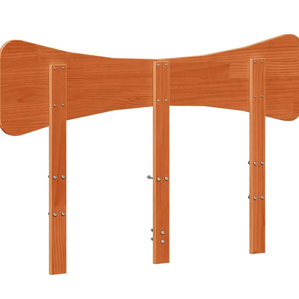 Tête de lit cire marron 135 cm bois massif de pin>Vidaxl Outlet