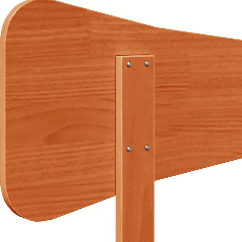Tête de lit cire marron 135 cm bois massif de pin>Vidaxl Outlet