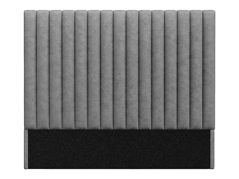 Tête de lit coutures verticales - 170 cm - Tissu - Gris- SARAH>Vente-unique Sale
