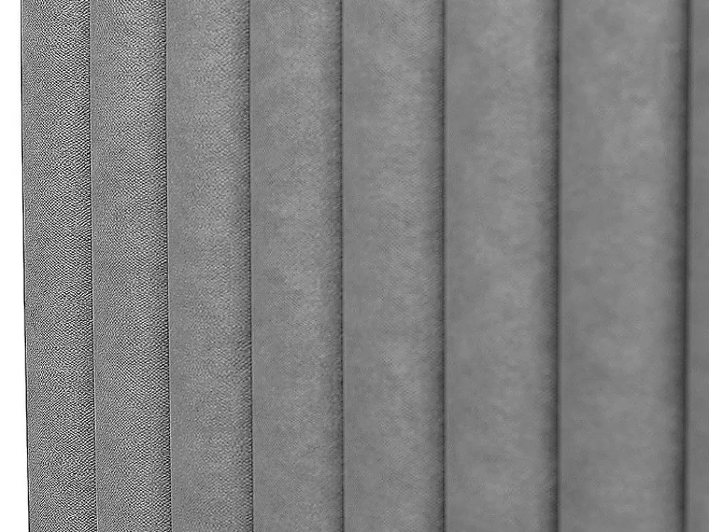 Tête de lit coutures verticales - 170 cm - Tissu - Gris- SARAH>Vente-unique Sale