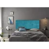 Eccox Tête de lit Dalia en tissu Nid Turquoise 160* Tête De Lit