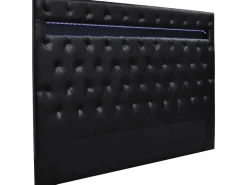 Tête de lit "Déco" LED - 149 cm - Noir>Habitat Et Jardin Online