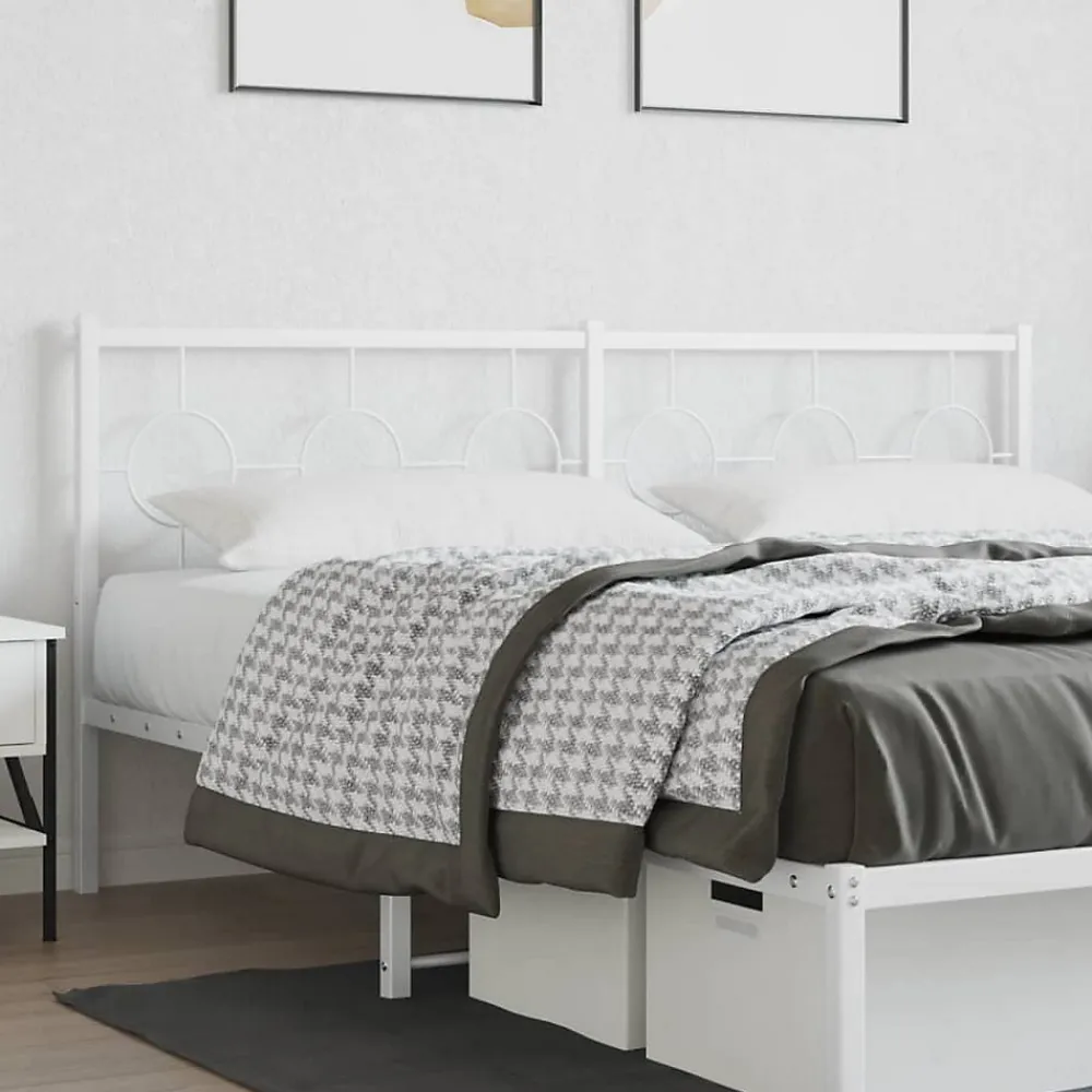 Tête de lit de remplacement métal blanc 180 cm>Vidaxl Online