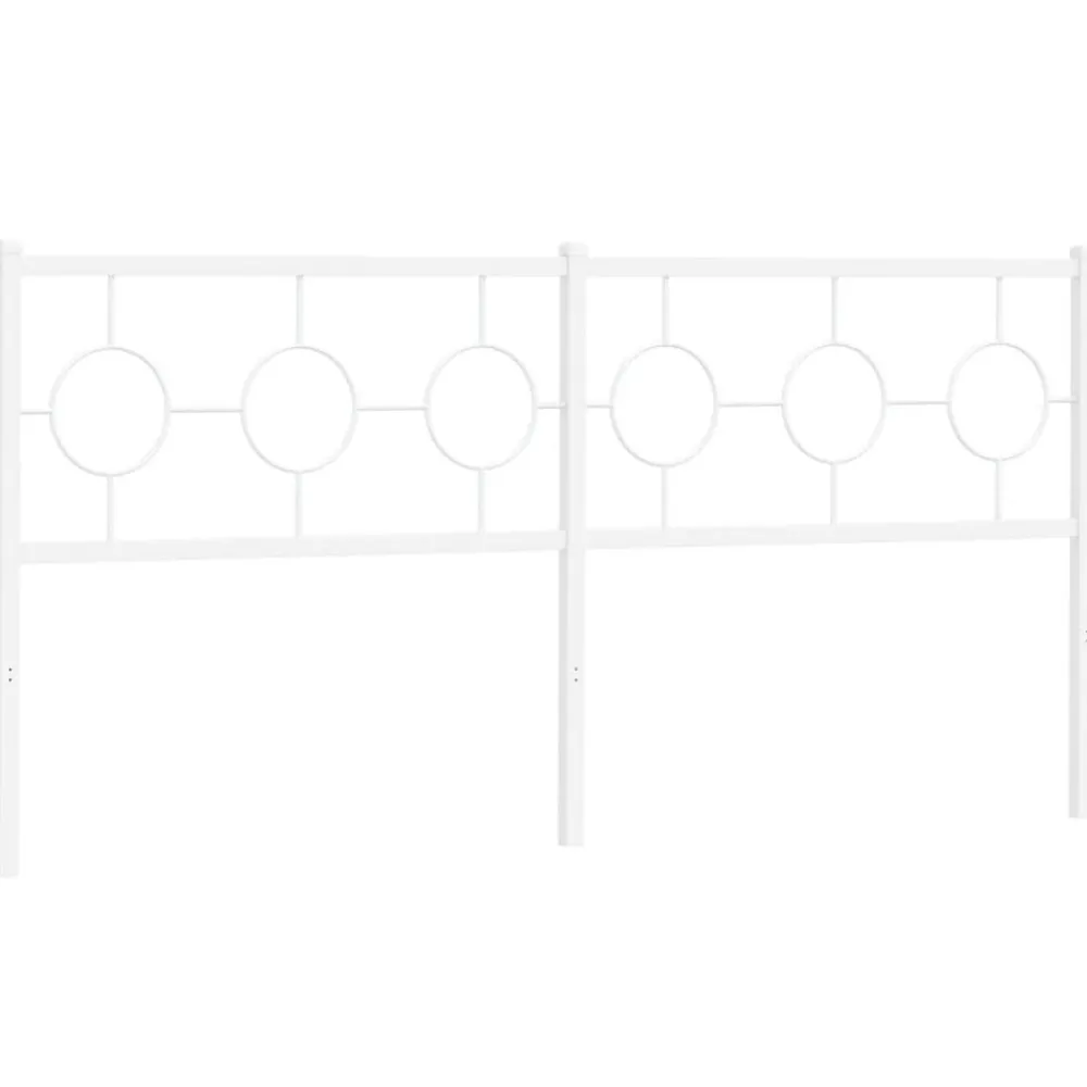 Tête de lit de remplacement métal blanc 180 cm>Vidaxl Online