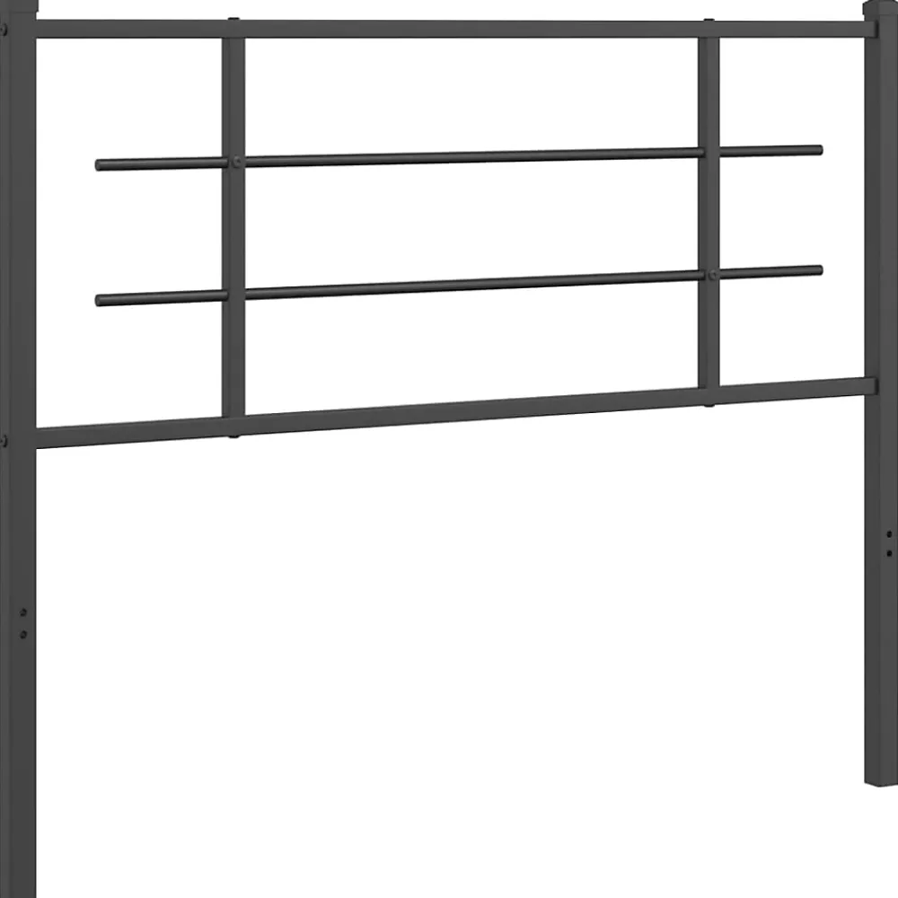 Vidaxl Tête de lit de remplacement métal noir 107 cm* Tête De Lit