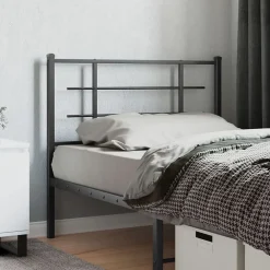 Vidaxl Tête de lit de remplacement métal noir 107 cm* Tête De Lit