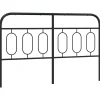 Tête de lit de remplacement métal noir 150 cm>Vidaxl Discount