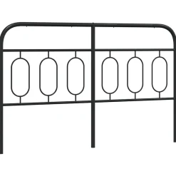 Tête de lit de remplacement métal noir 150 cm>Vidaxl Discount