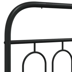 Tête de lit de remplacement métal noir 150 cm><noscript><img width=