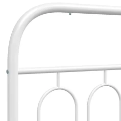 Vidaxl Tête de lit de remplacement métal blanc 100 cm* Tête De Lit