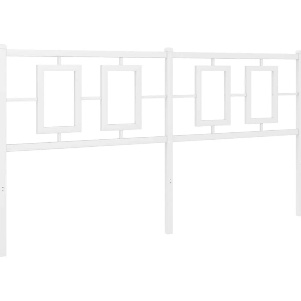 Tête de lit de remplacement métal blanc 150 cm>Vidaxl Outlet