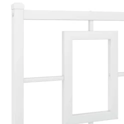Tête de lit de remplacement métal blanc 150 cm><noscript><img width=