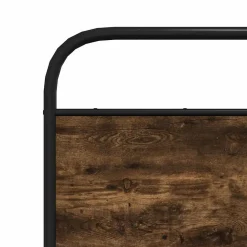 Tête de lit de remplacement chêne fumé 200 cm acier et bois d'ingénierie><noscript><img width=