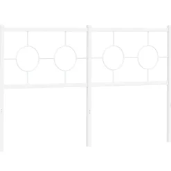 Tête de lit de remplacement métal blanc 135 cm>Vidaxl Discount