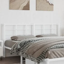 Vidaxl Tête de lit de remplacement métal blanc 193 cm* Tête De Lit