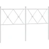 Vidaxl Tête de lit de remplacement métal blanc 140 cm* Tête De Lit