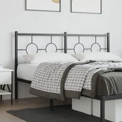 Tête de lit de remplacement métal noir 150 cm>Vidaxl New