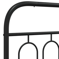 Vidaxl Tête de lit de remplacement métal noir 90 cm* Tête De Lit