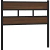 Tête de lit de remplacement chêne marron 100 cm acier et bois d'ingénierie>Vidaxl New