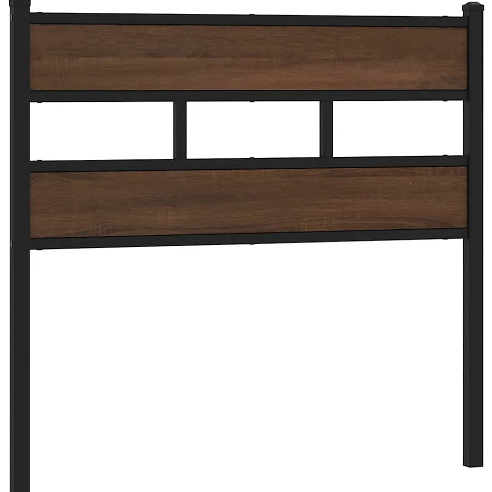 Tête de lit de remplacement chêne marron 100 cm acier et bois d'ingénierie>Vidaxl New